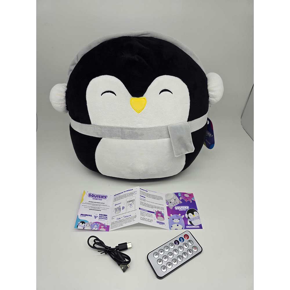 Squishy Sound Pals Cojín Parlante Pingüino, foto 6