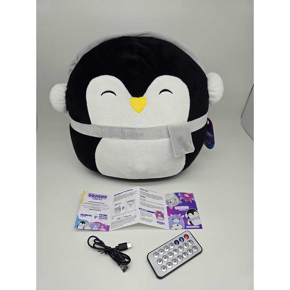 Cojin Parlante Bt de Pingüino