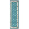 Alfombra de Pasillo Modalfo Kashan King Azul 66 x 430 cm