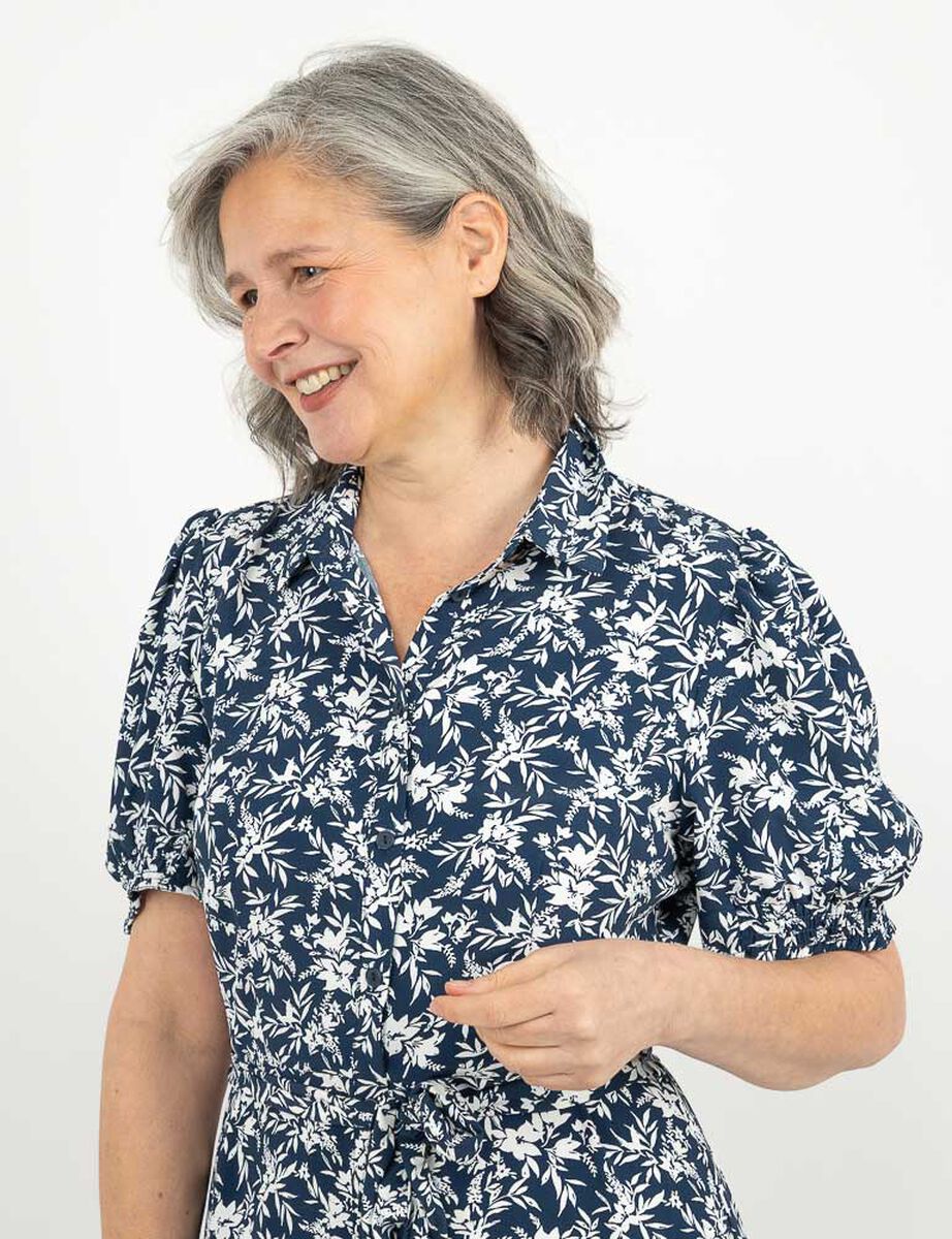 Vestido Maxi Manga Corta Mujer Portman Club