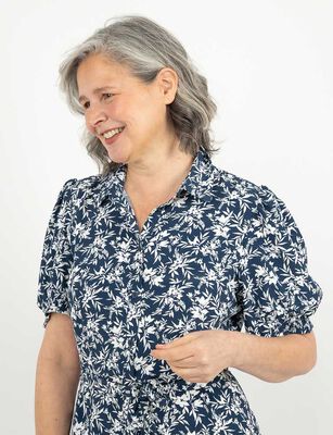 Imagen 2 del producto Vestido Maxi Manga Corta Mujer Portman Club Azul