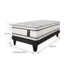 Cama Europea Flex 1,5 Plazas Majesty