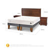 Cama Europea CIC Base Dividida King Cocopedic
