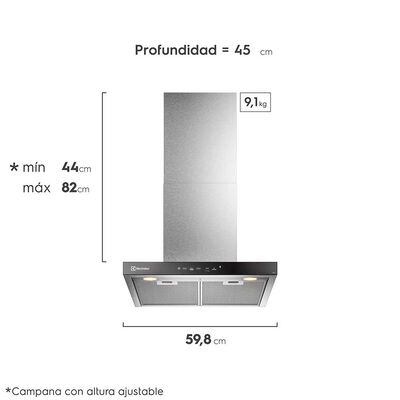 Imagen 2 del producto Campana Electrolux CE6TF