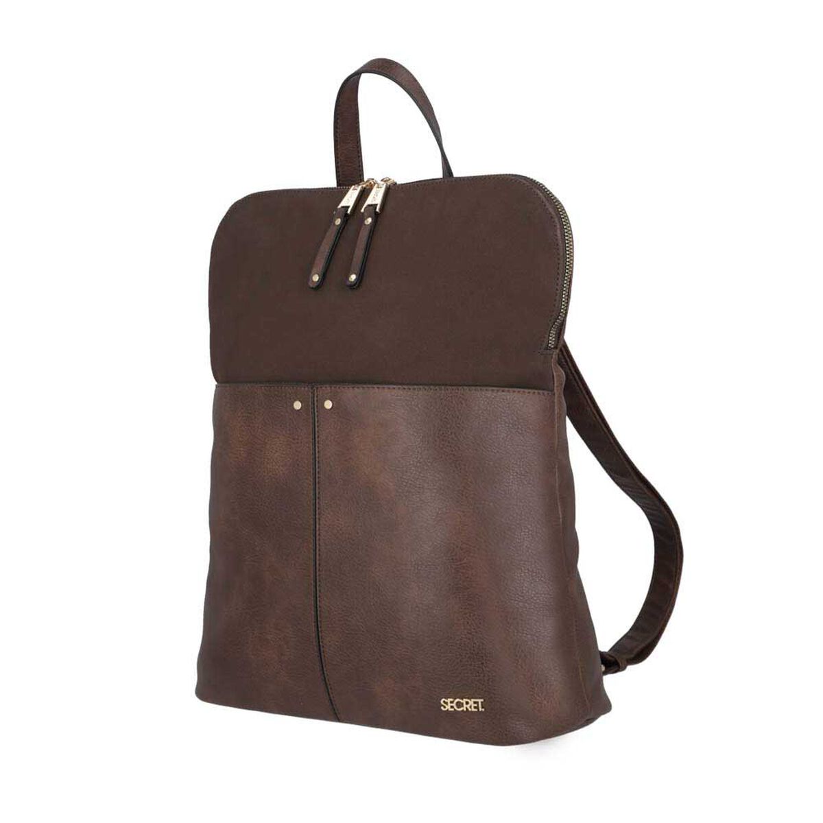 Mochila Suecia Mujer Café Secret