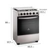 Cocina a Gas Mademsa FM4PSC 4 platos Inox