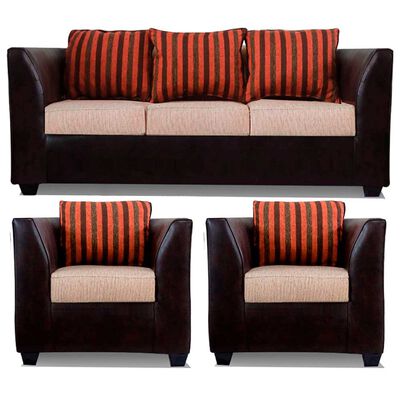 Imagen 1 del producto Juego de Living Elegant Detail Valentino Sofá 3 Cuerpos + Dos Sillones 1 Cuerpo Beige