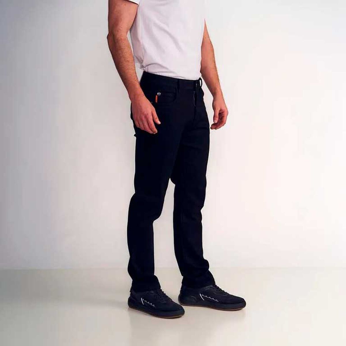 Jeans Straight Tiro Alto Hombre Ellus