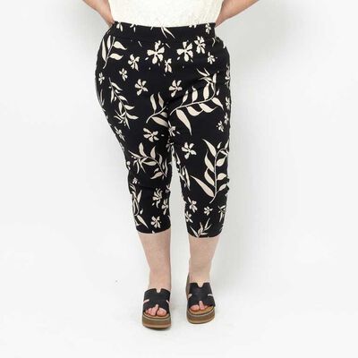 Pantalón Capri Mujer Extralindas Beige, Color-1, Color-2, Negro