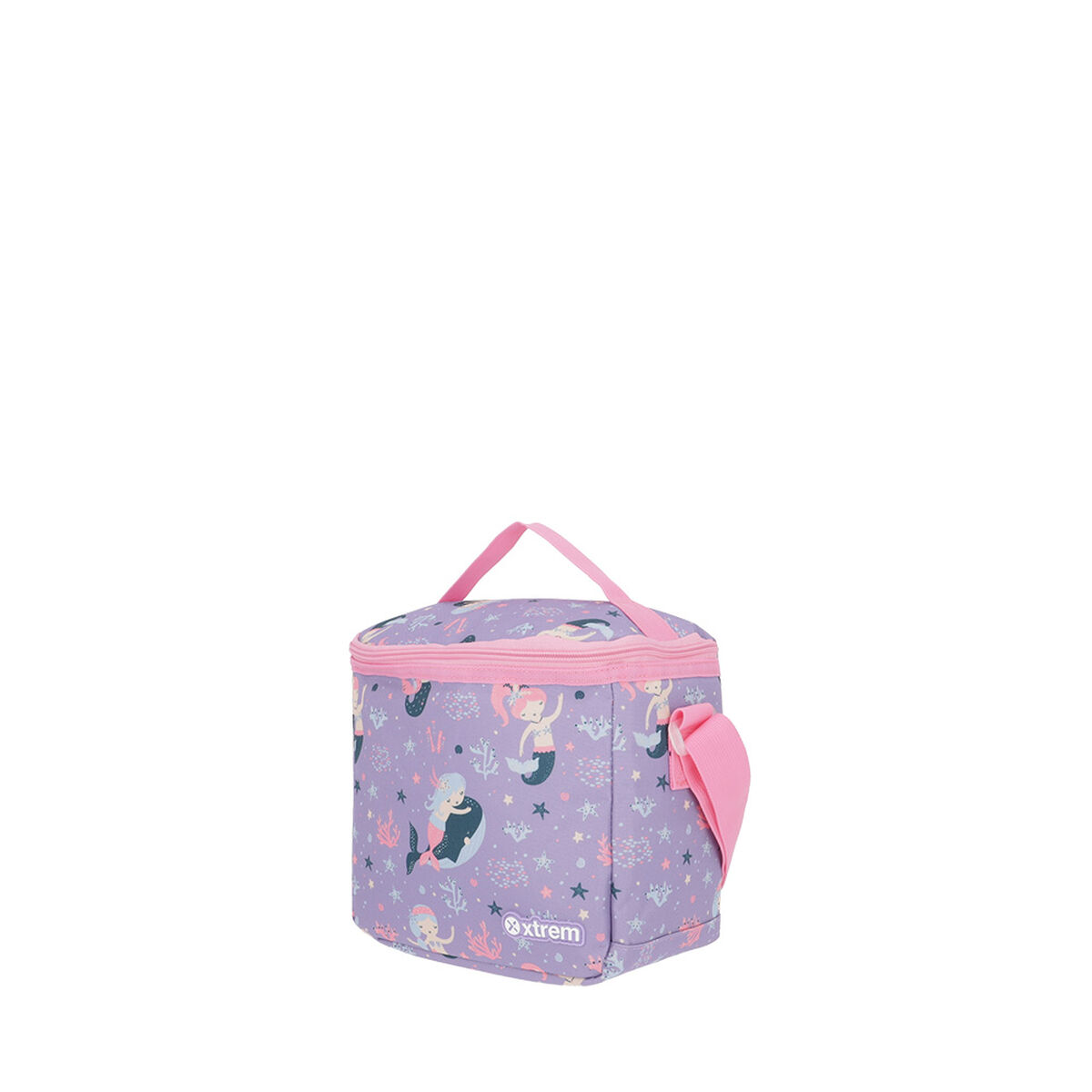 Pack Mochila Con Ruedas Niña New Run Morado M Xtrem