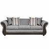 Sofá Innovamuebles Palermo Tela 3 Cuerpos Gris