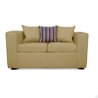 Sofá Elegant Detail Santa Fe 2 Cuerpos Tela Beige