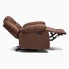 Juego de Living Reclinable Daniels Sof&aacute; 3 Cuerpos + 2 Bergers Martell Caf&eacute;