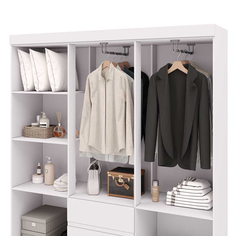 Clóset Vekkahome Americano 6 Puertas 2 Cajones Blanco | Abc