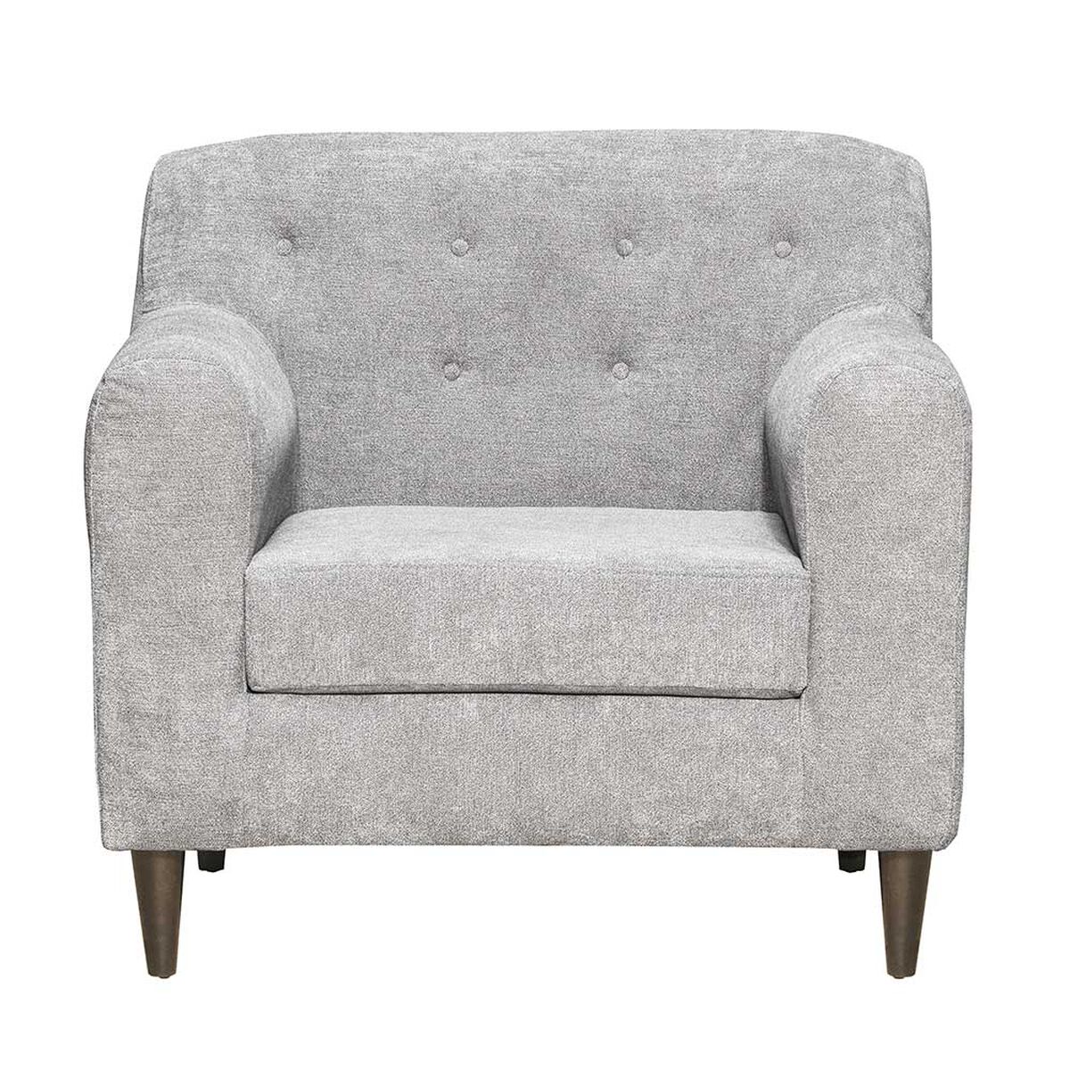 Juego de Living Innovamuebles Dali Sofá 3 Cuerpos + Dos Sillones 1 Cuerpo Gris