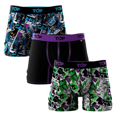 Pack 3 Bóxer DC Hombre Top Color-12