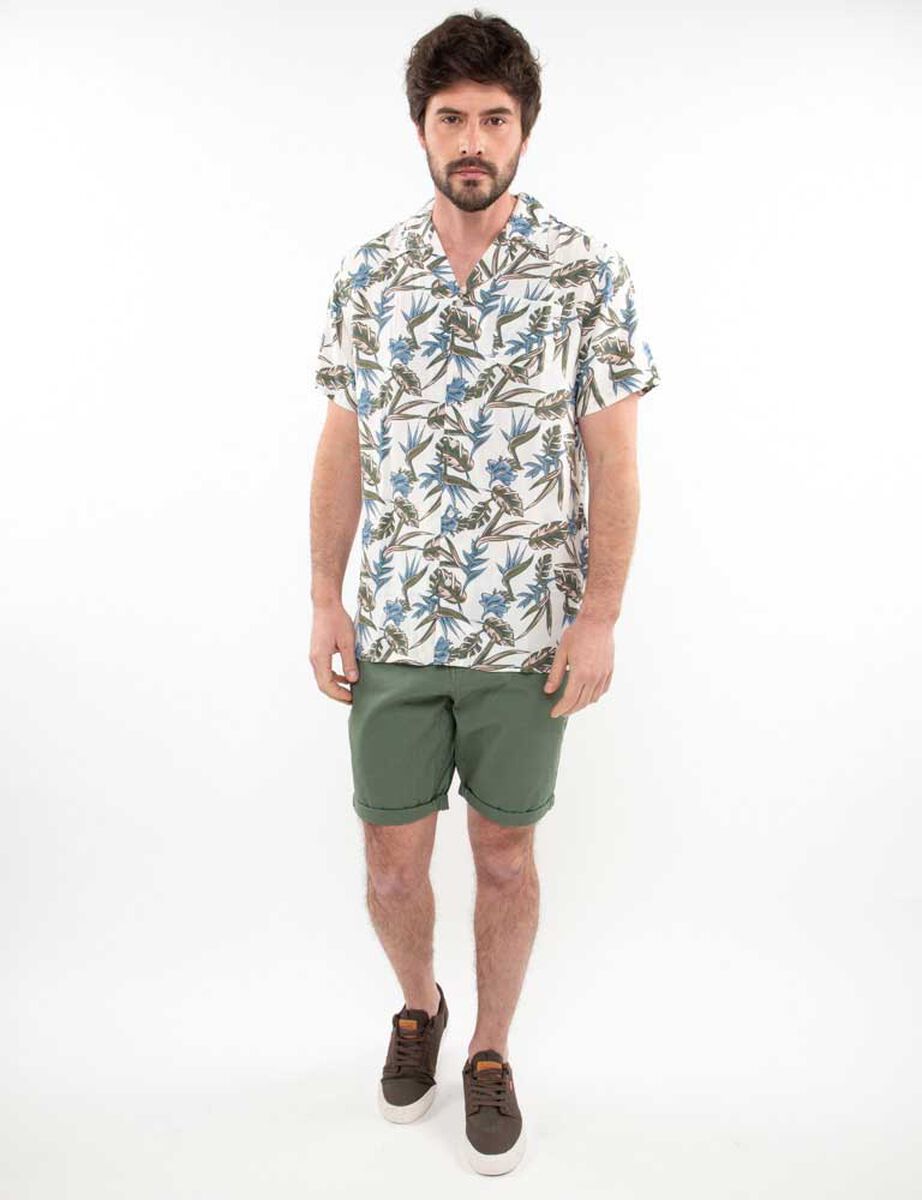 Camisa Estampada Manga Corta Hombre Portman Club