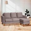 Sof&aacute; Seccional Intercambiable Latam Home Venecia 3 Cuerpos Gris