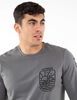 Polera Con Estampado Manga Larga Hombre Cutback