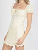 Vestido Slim Mini Manga Corta Mujer Icono