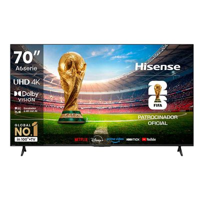 Led Hisense 70"" Ultra HD 4K 70A6NV