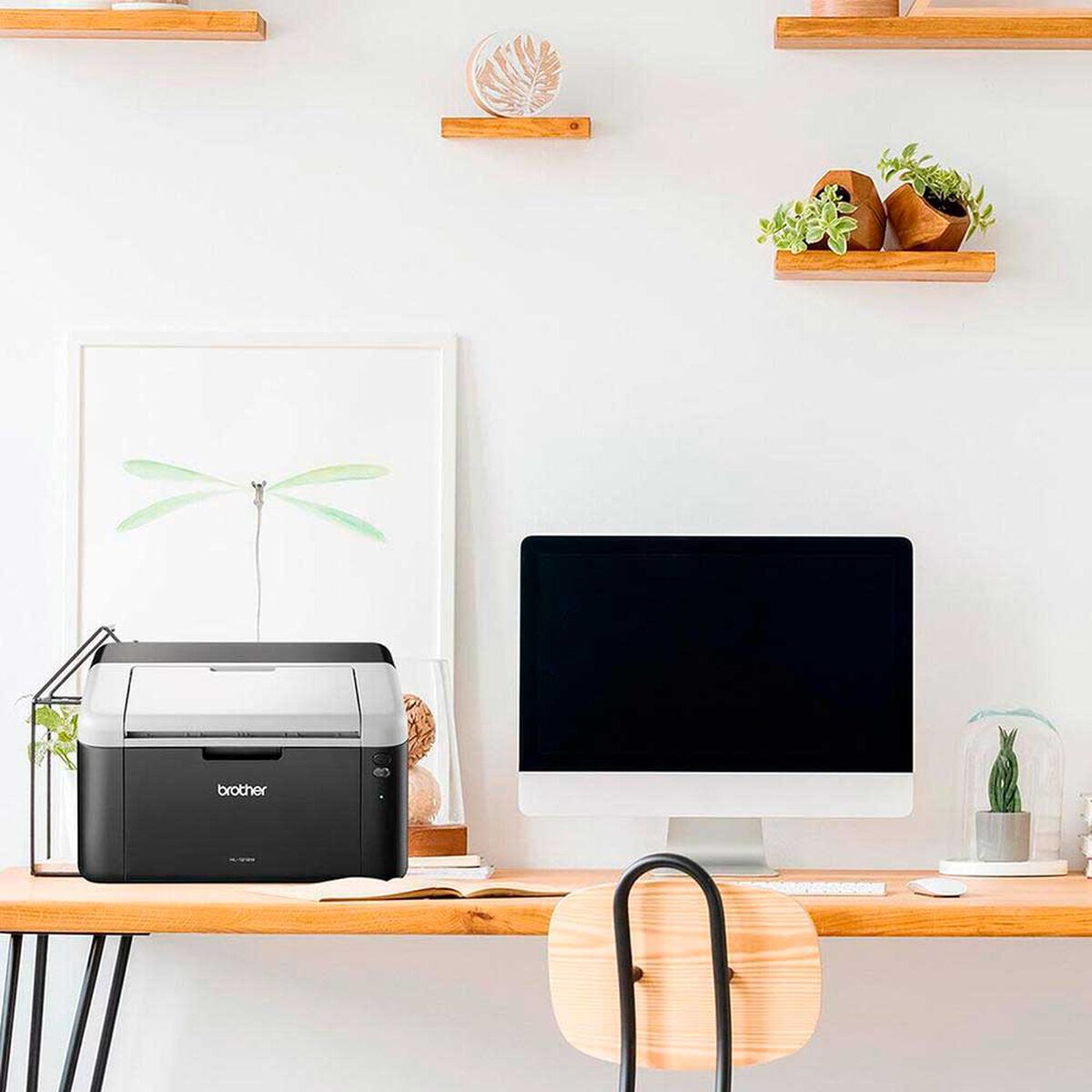 Impresora Brother L&aacute;ser Blanco y Negro HL-1212 WiFi