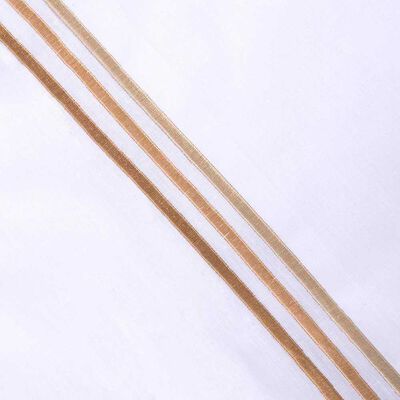 Imagen 2 del producto Juego de Sábanas Mashini 144 Hilos 1,5 Plazas Line Beige