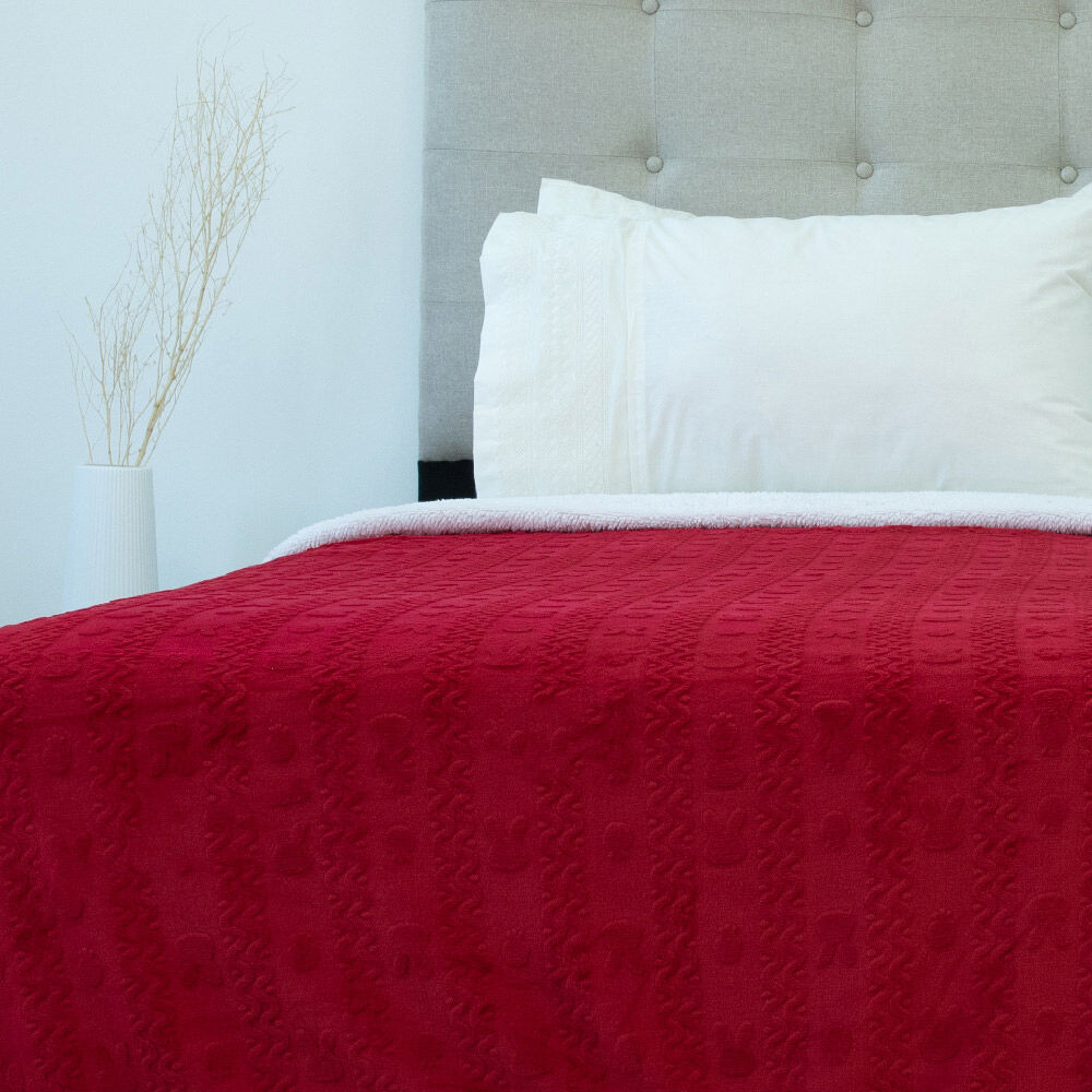 Frazada Doral Flannel Outboss Sherpa 150x200 cm D1