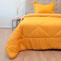 Plumón Doral 1,5 Plazas Senses Mostaza