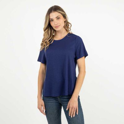 Polera Manga Corta Mujer Portman Club Navy