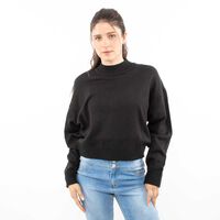 Sweater Mujer Icono Negro