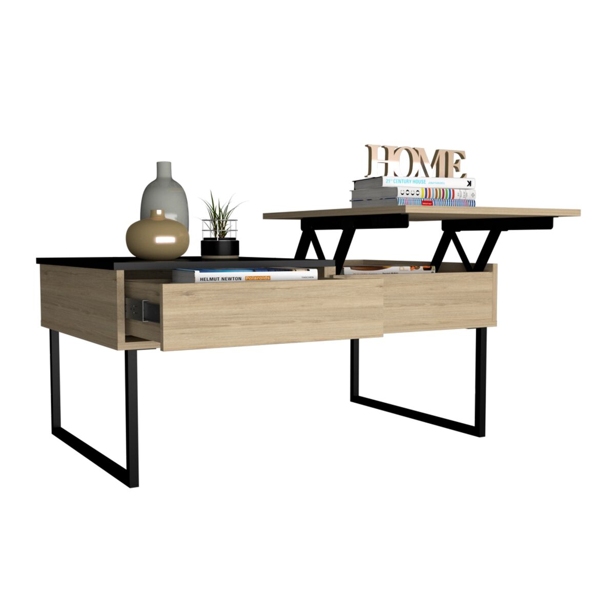 Mesa de Centro TuHome 5G-4 Rovere/Wengue