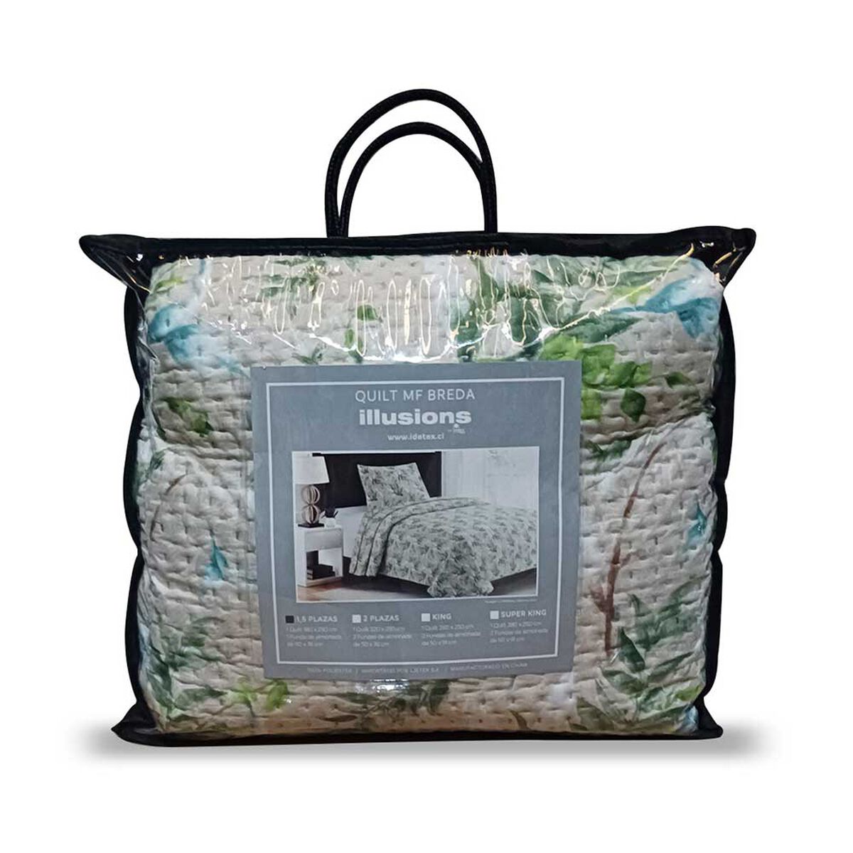 Quilt Illusions 2 Plazas Breda Verde