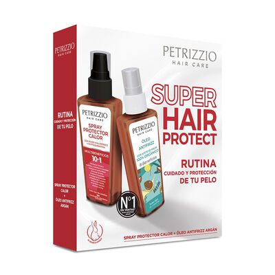 Set Spray Protector de Calor + Óleo Antifrizz Argán Petrizzio