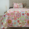 Quilt Doral Hotpress Infantil 1,5 Plazas Flores