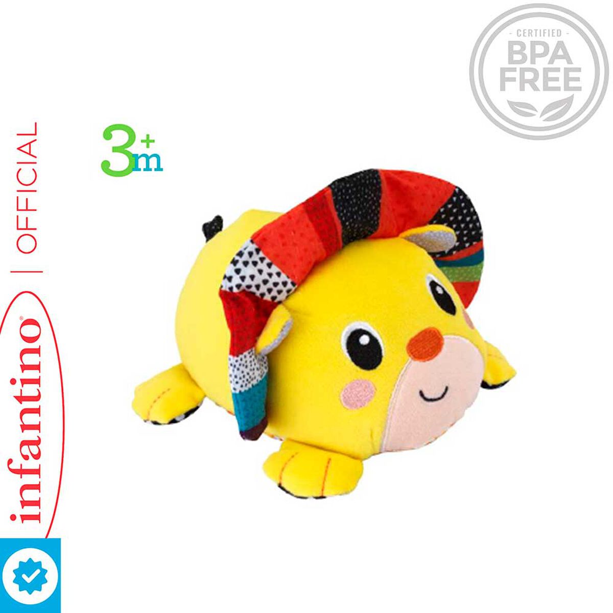 Juguete de Estimulacion Bebe Leon Interactivo Infantino