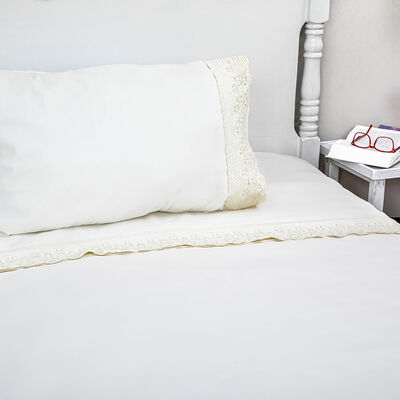 Imagen 2 del producto Juego de Sábanas Doral 1,5 Plazas Santorini Blanco