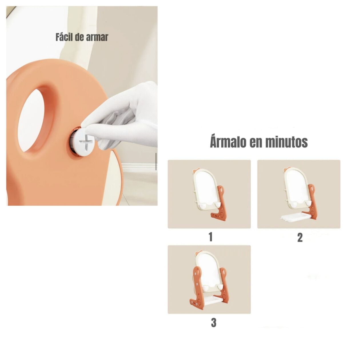 Pizarra Atril Dino 50 x 35 cm LuBabycas
