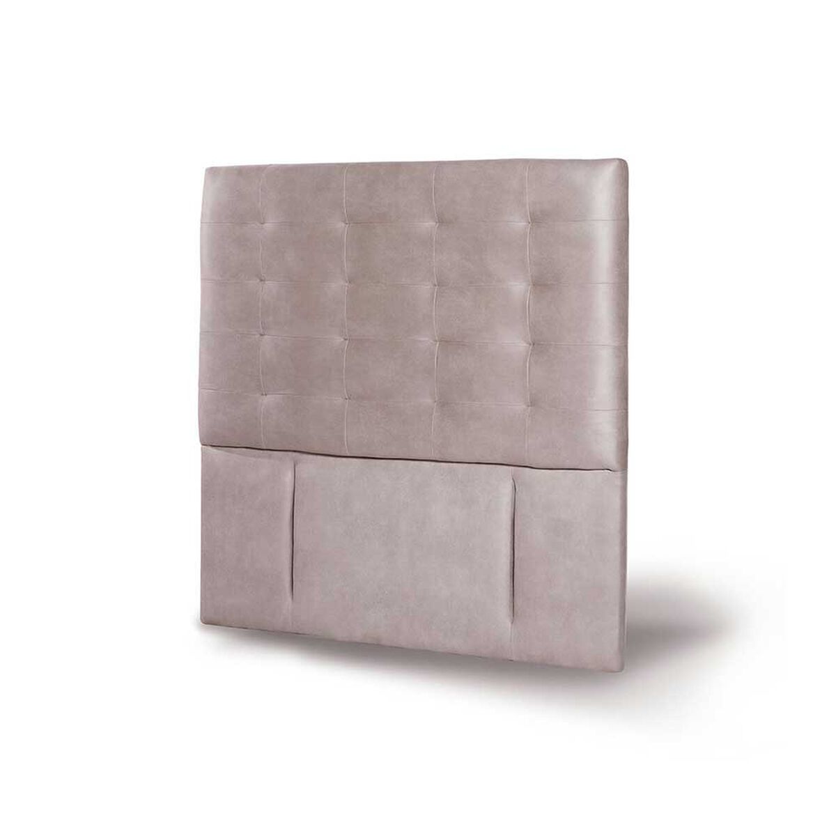 Respaldo Latam Home 1,5 Plazas Napoles Cuero Gris