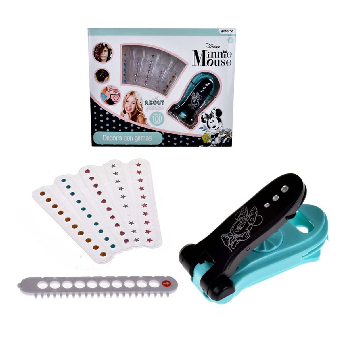 Manualidades Decora Tu Pelo Con Gemas Minnie