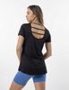 Polera Deportiva Manga Corta Mujer Black County