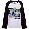 Polera de Algodón Manga Larga Skate Niño Chess