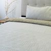 Quilt Doral 1,5 Plazas Viena Liso Beige