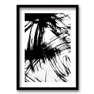 Cuadro Decorativo Retela Brush Black 50 x 35 cm