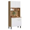Mueble de Cocina Roca Avela Miel Blanco 1 Cajón 4 Puertas