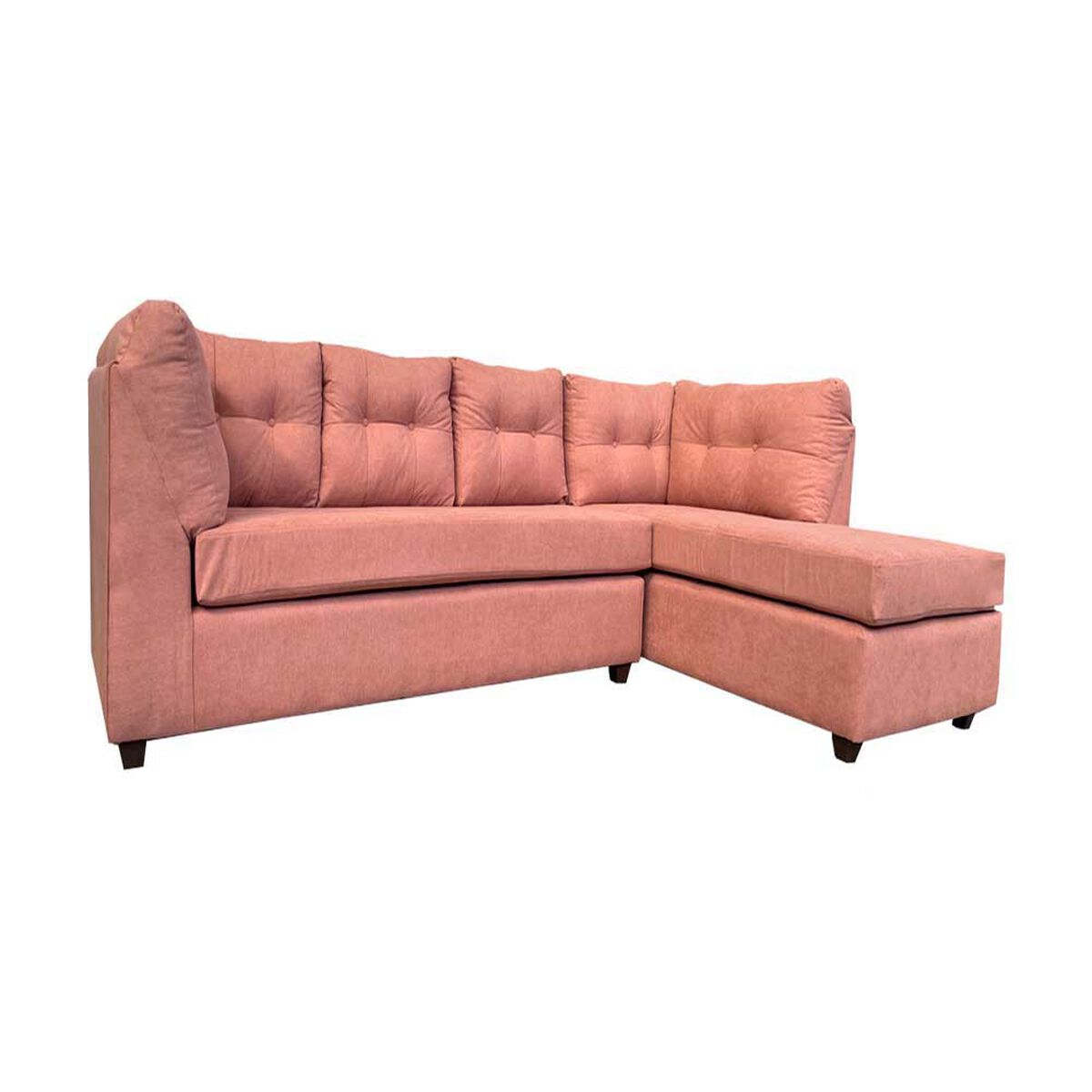 Sof&aacute; Seccional Muebles MPR New Journey 3 Palo Rosa