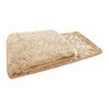 Manta Casa Linda Franela Golden Beige 130 x 160 cm