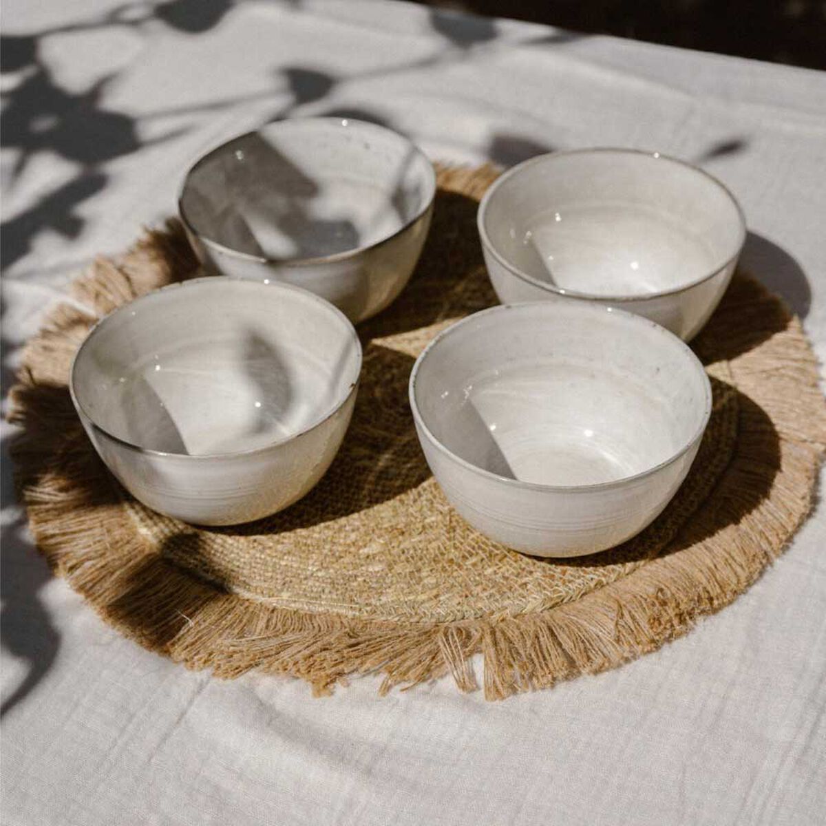 Set 4 Bowls Cerámica Simplit Siena 7,5 cm
