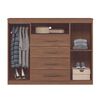 Cómoda Onessta Master 2 Puertas 4 Cajones Jatoba