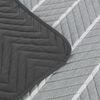 Quilt Bordado Vekka 2 Plazas Nako Gris